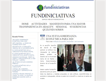 Tablet Screenshot of fundiniciativas.org